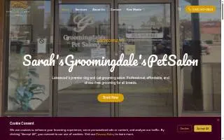 Groomingdales Pet Spa website