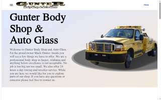 Gunter Body Shop | Auto Glass | Wrecker Service