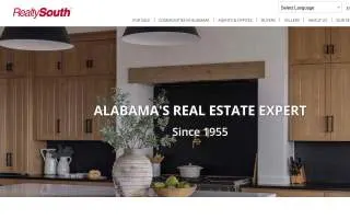 RealtySouth of Jasper website