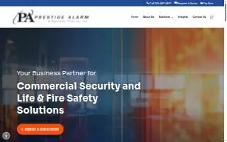 Prestige Alarm of Leeds website