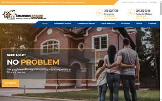 Changing Spaces Moving website