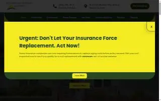 Continental Roofing Company, LLC of Madison website