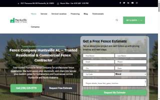 Huntsville Residential Fencing