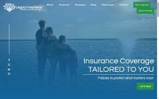 Legacy Insurance of Madison website