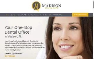 Madison Dental Care website