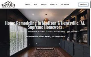 Supreme Homeworx website