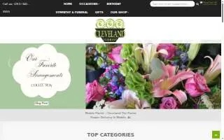 Cleveland the Florist website