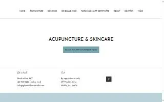 Glow Wellness Studio - Acupuncture and Skincare of Mobile website