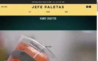 Jefe Paletas website
