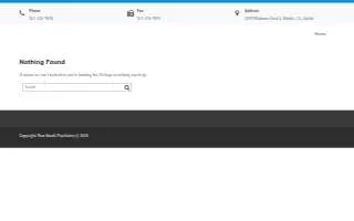 New South Psychiatry of Mobile website