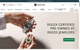 Reeds Jewelers of Mobile website