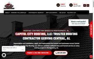 Capitol City Roofing, LLC website
