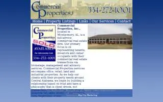 Commercial Properties, Inc. of Montgomery website