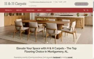 H & H Carpets Inc website