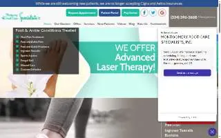 Montgomery Foot Care Specialists website