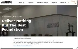 Weiss Commercial Flooring Inc of Montgomery website