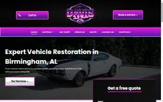 Davis Auto Salon website