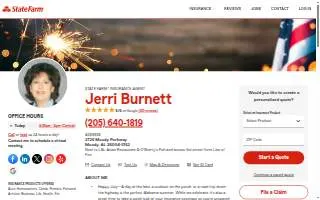 Jerri Burnett - State Farm Insurance Agent website