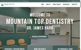 Mountain Top Dentistry website