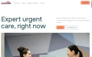 Unicare Plus Urgent Care website
