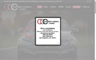 Cahaba Collision Center of Mountain Brook website