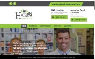 Harbin Discount Pharmacy of Mountain Brook website