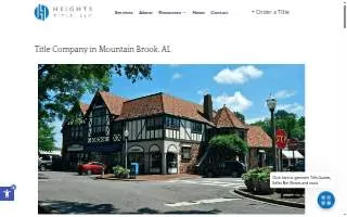 Heights Title website