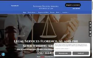 Bethany Ellison Malone, Attorney At Law website