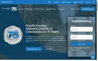 Alabama ONE Credit Union website