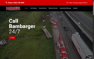 Bambarger Wrecker Service Inc website