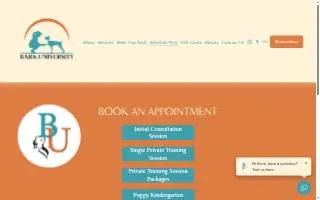 BARK University website