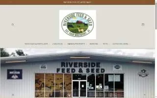 Riverside Feed & Seed website