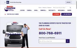 Roto-Rooter Plumbing & Water Cleanup website