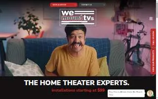We Mount TVs of Northport website