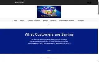 Ballard Party Rentals website