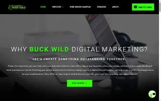 Buck Wild Digital Marketing website