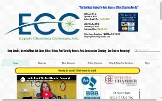 Expert Cleaning Concepts, Inc website