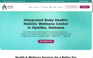 Integrated Body Health, LLC website