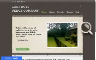 Lost Boys Fence website