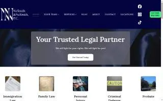 NeSmith Immigration Attorneys, LLC of Opelika website
