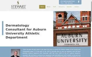 Stewart Dermatology website