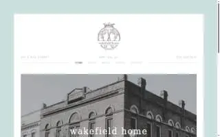 Wakefield home website