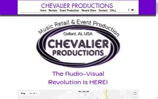 Chevalier Productions website