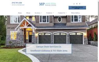 MP Garage Doors LLC website