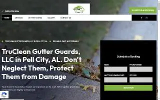 TruClean Gutter Guards, LLC website