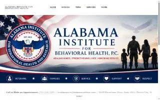 Alabama Institute for Behavioral Health website