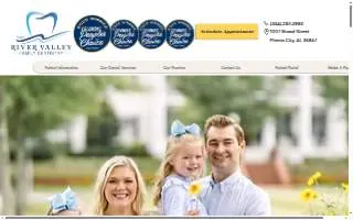 River Valley Family Dentistry website