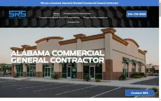 SRS Contracting website