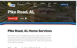 Clark Heating, Air Conditioning & Plumbing of Pike Road website