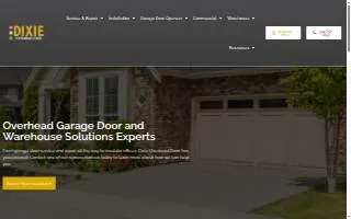 Dixie Overhead Door of Pike Road website